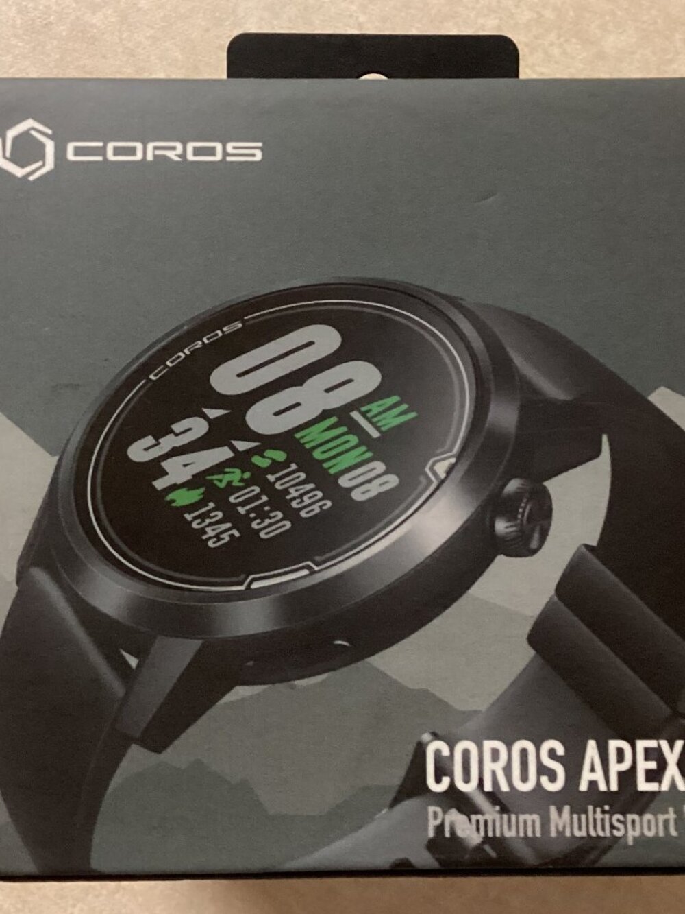 COROS APEX 46mm Premium Multisport GPS Watch – White – Excellent Condition